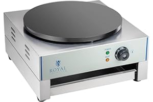 Royal Catering - RCEC-3000-E - Crepiera elettrica - diametro 40 cm