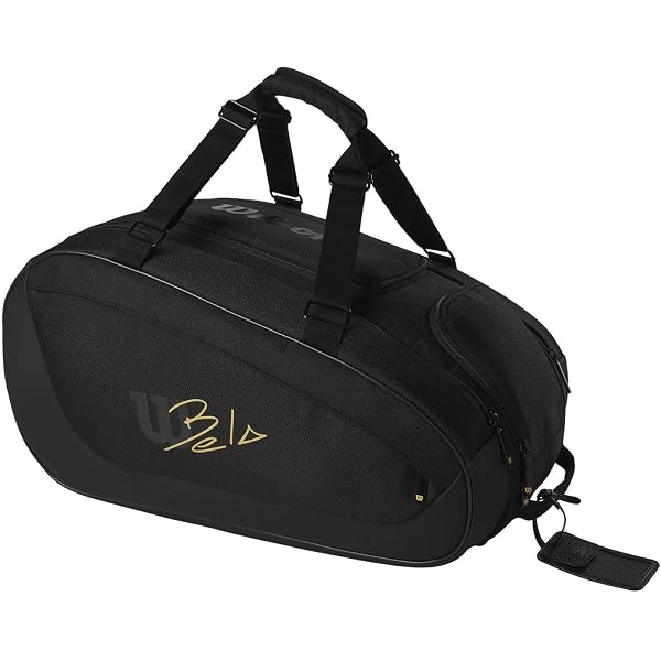 Sac De Padel Dunlop Tour Intro - Noir Et Rose - Compartiment Raquette - Polyester Résistant