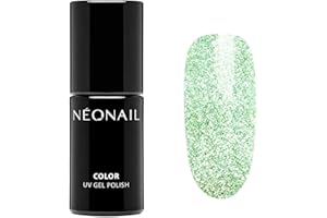 ‎NÉONAIL NEONAIL UV Nagellack 7,2 ml Grün Time to Rise Up NEONAIL Farben UV Lack Gel Glitzer Nägel Nageldesign Shellack