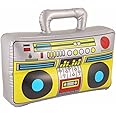 INFLATABLE BOOM BOX 44 cm x 38 cm Blow Up Speaker Kids Inflate Toy Stereo Stag Hen Party Decor by Lizzy®