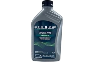 LUBRIALPHA - Olio Motore VW FE 0W-20 LongLife IV | Sigilli Anticontraffazione | Compatibile Benzina e Diesel | Specifiche VW 508 00/509 00, C20 | Alternativa a Oli di Altre Marche