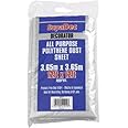 SupaBrands Decorators all purpose polythene dust sheet. 12' x 12'