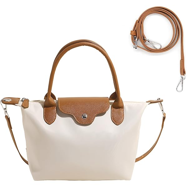 BOJLY Borsa Tote Donna - Nylon Impermeabile, Pieghevole, Con Manico, Grande, Nero - Foto 11