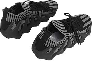 ESTINK Sportowe Buty do Chodzenia dla Mężczyzn Wsuwane Trampki Obuwie do Biegania na Co dzień Oddychająca Siatka Antypoślizgowa Lekka do Podróży w Siłowni na Zewnątrz (Czarno szary)