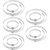 QWORK&reg; 10 pieces Universal bellows clamps - stainless steel - 20 to 50 mm and 50 to 120 mm