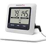 ThermoPro TP04 Digital Bratenthermometer Grillthermometer Ofenthermometer Fleischthermometer mit integriertem Countdown Timer