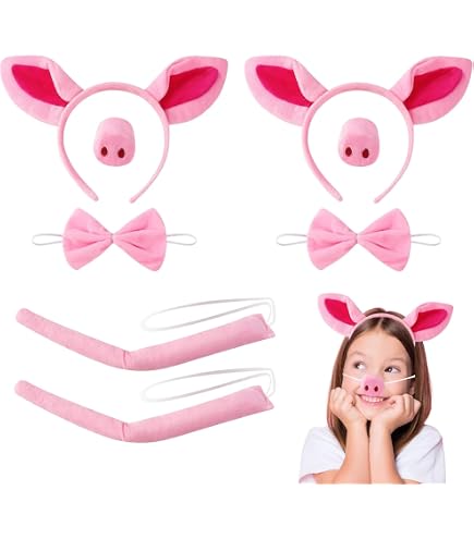Accessoire Nez De Cochon - Déguisement Humoristique Pour Fêtes Et Soirées