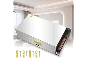 KSIBNW 12V 50A Alimentatore 600W Trasformatore AC 110/220V a DC 12Volt 50A 600W Interruttore Alimentatore Trasformatore di Alimentazione LED Driver Transformer Trasformatori per 12V LED Striscia