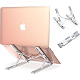 Babacom Supporto PC Portatile, Alluminio Ventilato Porta Notebook, Raffreddamento Regolabile Porta PC, Leggero Notebook Riser