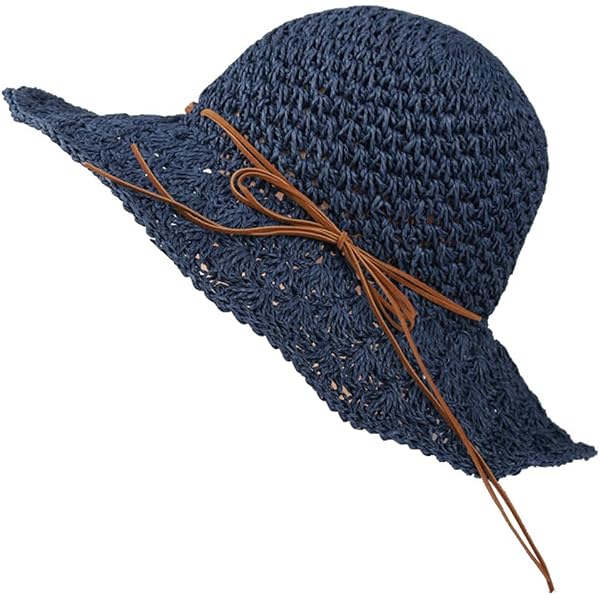 Damen Sonnenhut Mit Mesh-Blumen – Faltbar, Breite Krempe – Für Strand, Hochzeit Oder Gartenparty
