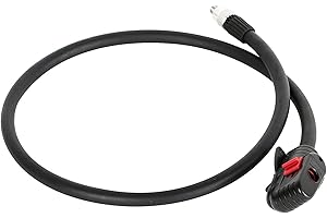 Zéfal ZEFAL Z Switch Raccord de Pompe Cyclisme Mixte Adulte, Noir, 80 cm