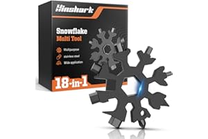 Hinshark Geschenke für Männer/Frauen, Vatertagsgeschenk, 18 in 1 Schneeflocken MultiTool, Männer Geschenke für Papa, Geburtst