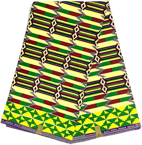 HITARGET African Wax Print Super Quality 100% pure Cotton Fabric ORIGINAL per 6 YARDS