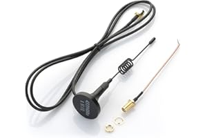 Technikkram 433 MHz - Antenne SMA pour Arduino Raspberry Pi NFC GSM ISM CUL USB CC1101 GSM ESP8266 NodeMCU pour émetteur et récepteur ext. Spiralantenne