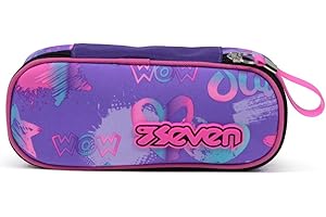 SJ GANG STYLE JAM GANG Bustina Ovale Astuccio, Unisex - Bambini e ragazzi, Viola, Taglia Unica