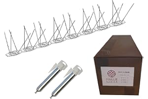 Maillestore Pics Anti-Pigeons 10ml à Coller - Protection 15 à 20cm (2 Tubes Colle)