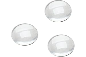 DOPHEE 100pcs Crystal Clear rotonda Cabochon posteriore piana cupola di vetro delle mattonelle Gioielli Fare 12mm