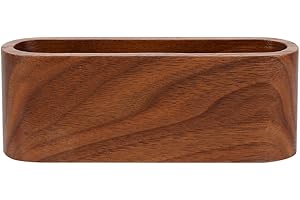 ZERODIS Porta Biglietti da Visita in Legno,Scatola Della Carta di Nome,Carta Scatola di Immagazzinaggio Espositore per Biglietti da Visita in Legno Usato per Home, Office, Desktop Storage Box (Brown)