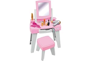 Ecoiffier-Ma Primera Tocador – 1809 – Juego de imitación – 12 – 36 Meses – Juguetes Fabricado en Francia, Color Colorido, Ensemble de 11 pièces