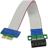 WINGONEER PCI-Express PCI-E 1X Card Riser Flex Extender Câble d'extension pour PC