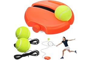 BESPORTBLE 1 Set Tennis Solo Trainer Beginner Practicing Tool Corded Rebound Single Player Supply Ball Buddy Rebounder Practice with Elastic Cord Portable Training Device for Improve Skills