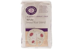 Doves Farm Farine de pain blanche sans gluten 1 kg (lot de 5)