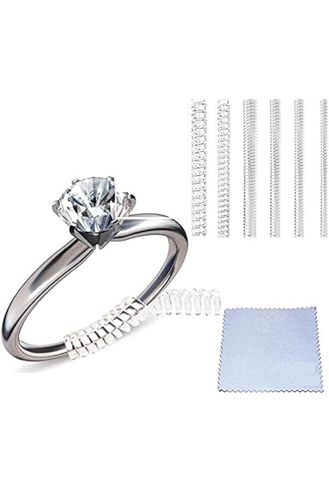 Ajusteurs De Bague Invisible OWLMATE - Lot De 12 Réducteurs De Tour En Silicone Pour Bagues Trop Grandes