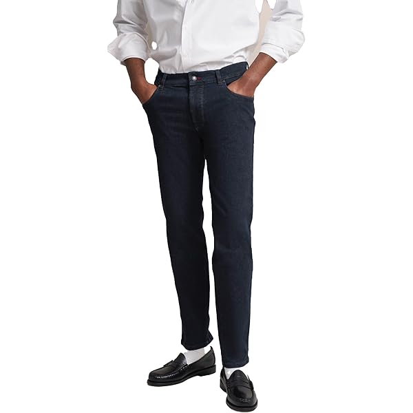 BUGATTI heren huispak O-hals, donkerblauw