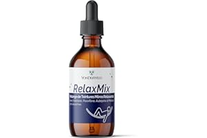 Vonderweid - RelaxMix | Mix Tinture Madri con Biancospino + Valeriana + Passiflora + Melissa | Integratore Rilassamento e Benessere Mentale | Estrazione Ultrasuoni | Alcool Free | 100 ml