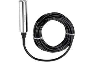 OUMEFAR DC24V 4-20mA Einwurf-Flüssigkeitsstandsensor ALS-MPM-2F Füllstandmessumformer zur Erfassung des Wasserstandes im Bereich von 0-5m