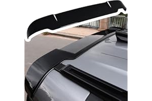 FWNT Alerones Traseros de Coche Negro Brillante, alerón Trasero de Techo de Maletero ABS para Land Rover Defender 2020 2021, fácil instalación
