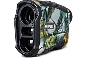 Telémetro caza REVASRI 1200Y/M con ángulo y distancia horizontal. Impermeable, con tecnología de detección de objetivos, telémetro claro y preciso para cazadores