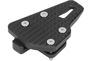 BRRNOO Pedale del Freno per Moto, Pedali Motociclisti in Lega di Alluminio CNC Ingrandire la Piastra di Estensione della Piastra di Sostituzione Motociclisti a Leva del Freno Posteriore Pedale del a per