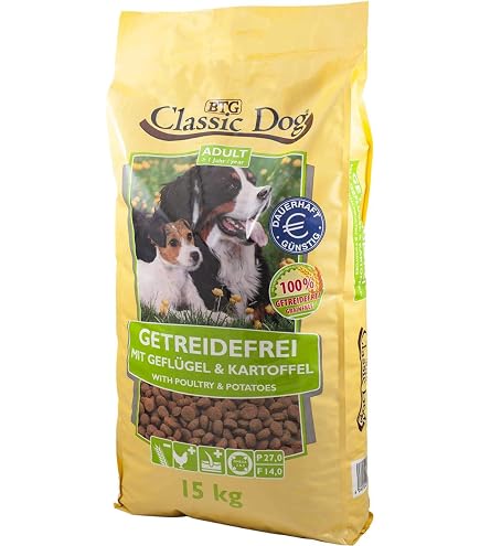 Classic Dog Geflügel & Kartoffel Getreidefrei – 2 Kg Packung Für Ernährungssensible Hunde