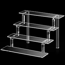 Présentoir Acrylique & Bois Pour Figurines, Bijoux, Desserts – 2 à 5 Niveaux (30 Cm De Large) - 7