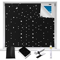 Store Occultant Portable 200x145 Cm - Blackout Sans Perçage Pour Chambre, Thermique Et Coupe Lumière