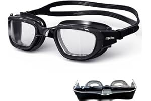 MEEKBOS Lunettes de Natation, Lunette Piscine Adulte Anti-buée pour Adultes Hommes Femmes