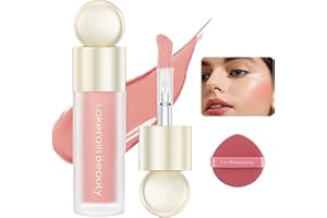 DGUSO Liquid Blush, Blush Liquide, Maquillage Blush Liquide en Gel Pour Les Joues, Rare Beauty Blush, Easy To Blend Soft Velvet Liquid Blusher (#01)