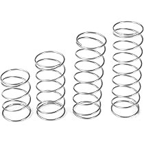 Cilky Druckfedern Edelstahl 304 - 100 Stück 0,3x4x30mm Kleine Federn