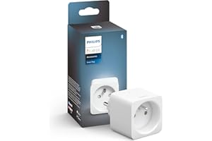 Philips Hue Smart Plug, presa intelligente, controllo tramite Bluetooth, Compatibile con Alexa, Google Home e Apple HomeKit, Attacco Type E