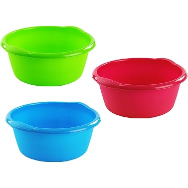 Bassine Blanche Stefanplast Primavera 28L | MOPLEN | Pour Ménage, Jardinage Ou Stockage | Polyvalente Et Robuste
