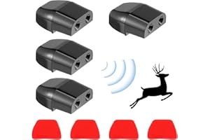 ANRBB 4 fischietti a ultrasuoni per auto, camion e moto, sistema di allarme per evitare colpi di animali, dispositivi di segnalazione per animali selvatici, fischietto per la protezione della fauna