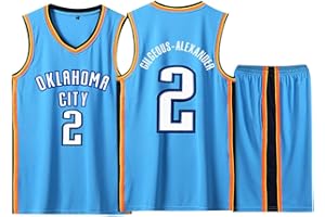 WEOPLKIN Ensemble Basket Enfant/Homme, Tenue Basket Enfant Garcon, Maillot de Basket, Idéale pour Matches & Loisirs