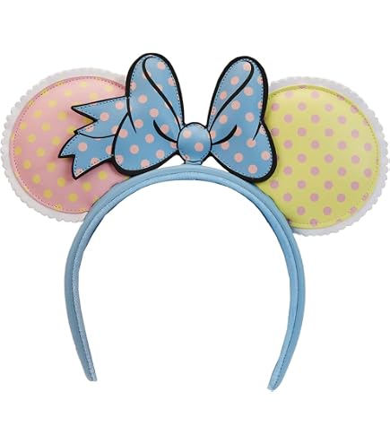 Bandeau Oreilles De Mickey Mouse Avec Nœud Rouge Et Gants Blancs – Accessoire Cosplay Minnie – Carnaval, Halloween Et Fêtes Costumées