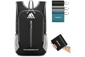 flintronic 16L Mochila Plegable Ultraligera, Mochila de Viaje, Mochilas de Senderismo, Mochilas de Marcha Pequeña, Impermeable, para Hombre Mujer, para Senderismo Caminar Acampar