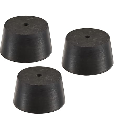 10 Bouchons Coniques En Caoutchouc - 16 à 20 Mm - Pour Protection Trous, Tubes, Filetages