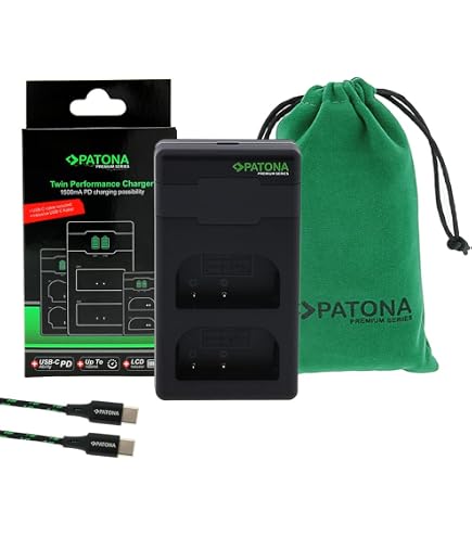 Batteria Compatibile Panasonic DMW-BLC12 - 1100mAh, Per Lumix FZ200, FZ300, G7, G85, GX8 E Altri Modelli