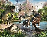 Walltastic Dinosaur Land Wallpaper Mural 8ft x 10ft