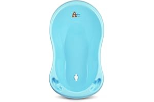 Babykajo Baby Bath With Plug, Baby Bath Made of Bisphenol A-Free Plastic And 86 cm In Length