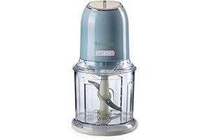 Ariete 438/03 Picadora vintage, 600 ml, 600W, azul